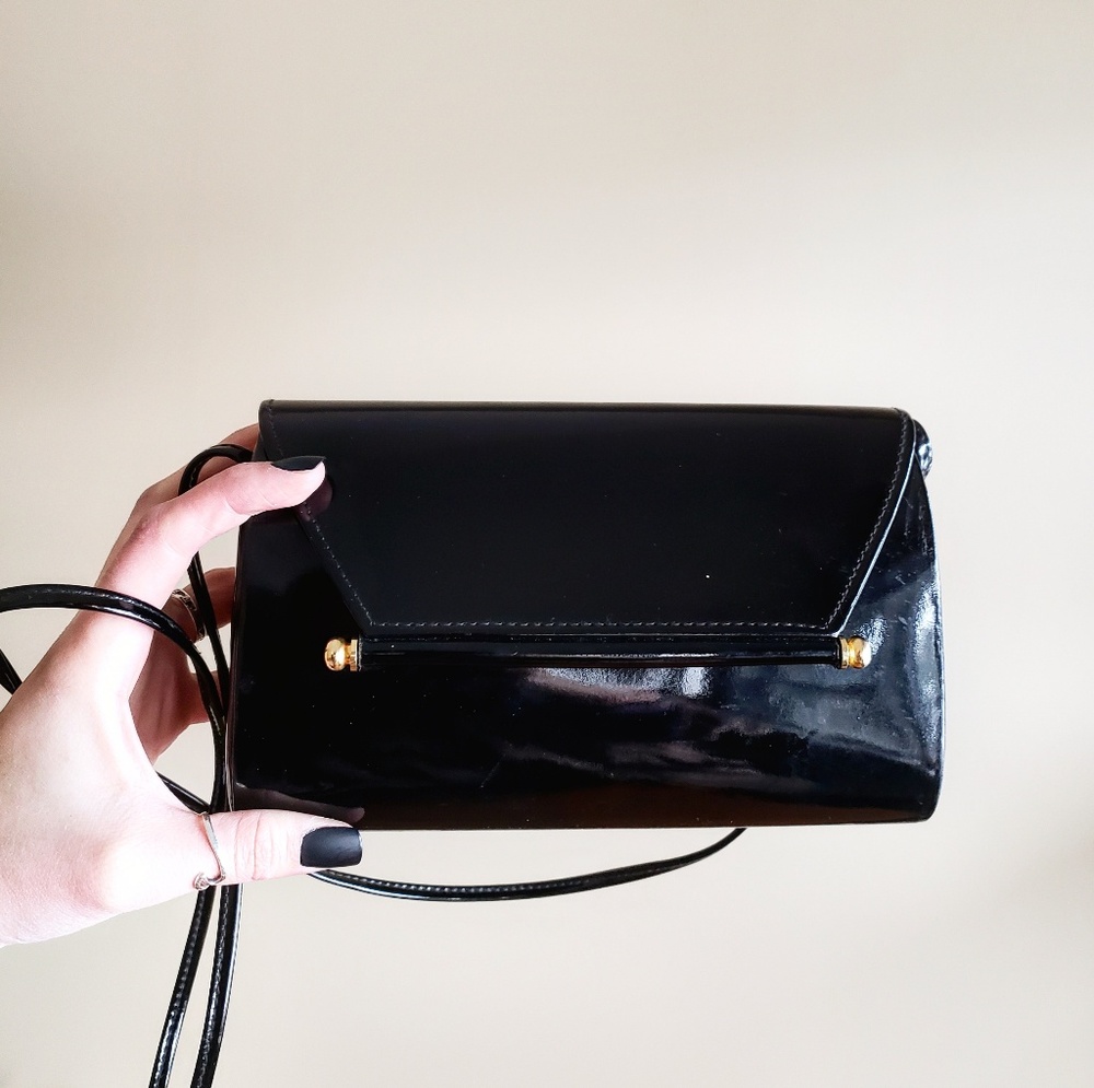 Vintage 50s La Regale Elegant Black Evening Bag
